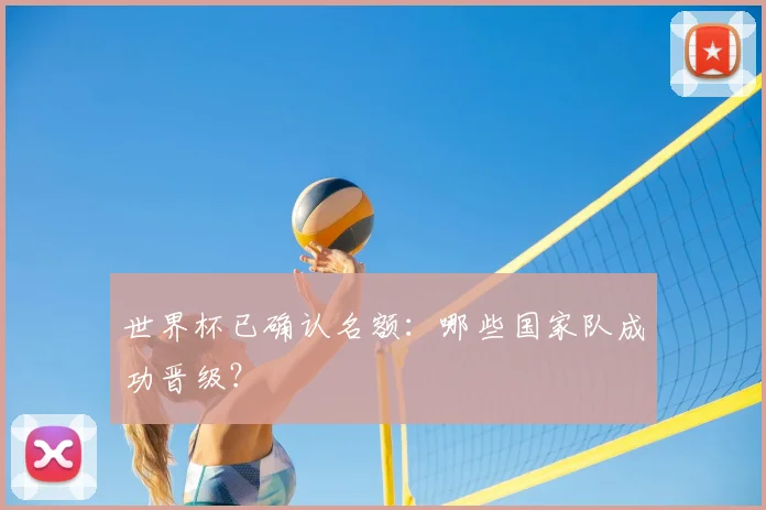 世界杯已确认名额：哪些国家队成功晋级？